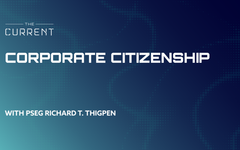 Corporate Citzenship with PSEG Richard T. Thigpen